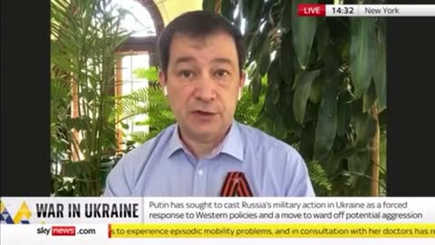 GUEST ON SKY NEWS TELLS THE TRUTH ABOUT UKRAINE & REPORTER PANICS