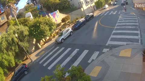 San Francisco resident captures epic car crash at 19th St & Sanchez from multiple angles