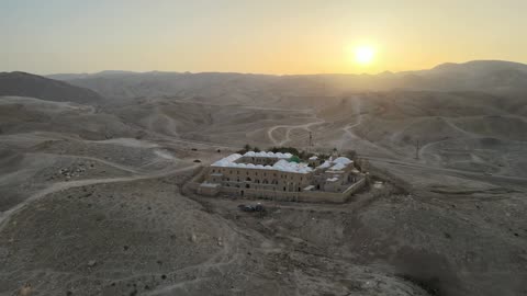 Mosque in Mountain valley