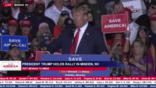 President Donald J. Trump in Minden, NV