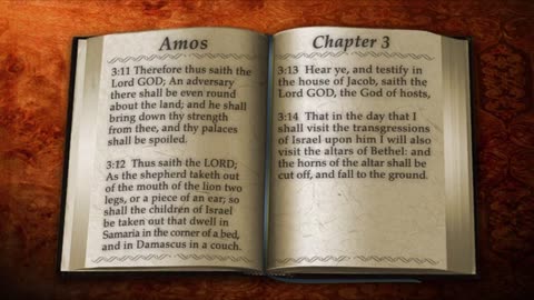 KJV Bible The Book of Amos ｜ Read by Alexander Scourby ｜ AUDIO & TEXT