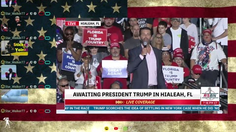 huwhite stream - meme creation and Trump Rally in Hialeah, Florida