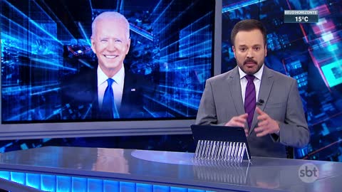 Biden afirma que democracia dos Estados Unidos está sob risco | SBT Brasil (03/11/22)