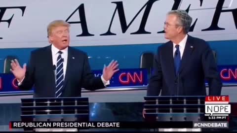 Trump" Rudely" Told Bush to Be Quite