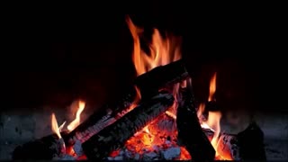 Good Relaxing sleep Music with Beautiful Fireplace