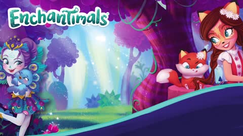 Enchantimals Brasil 💜Petal Park: Conheça as novas garotas 🌸 Vídeos engraçados para crianças