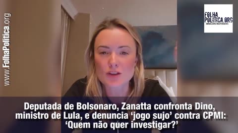 Deputada de Bolsonaro, Zanatta confronta Dino, ministro de Lula, e denuncia ‘jogo sujo’ contra CPMI