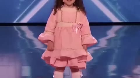 years old sings "My Way" on AMT!! #singing #viral #wow #singer #talent #shorts #americangottalent