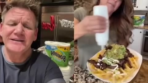 Funny people challenge to GorDoN (My cooking idol)