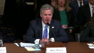FBI Director Wray Rufuses to Answer if FBI Agents Were Involved in Jan 6th