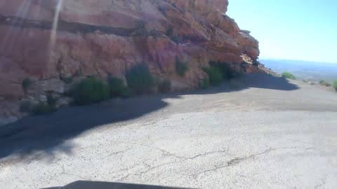 Moki Dugway, down, time lapse, Utah State Route 261
