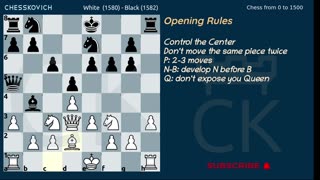 Chess Opening Basics - 7. Opening Rule 5