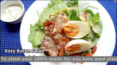 Wanna Lose Weight by Eating Bacon Salad with Ranch Dressing? (KETO DIET)