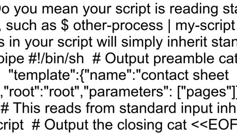 How to wrap piped input to stdout in a bash script