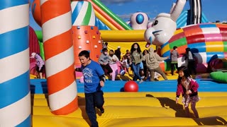 Spencer at World's Largest Bounce in Hicksville VID_20221008_151410