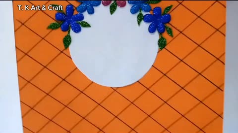 How to make project file with chart paper and glitter sheetpaper