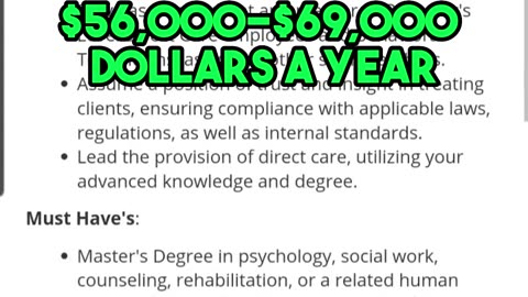Job of the Day💰 $56K-$69K 🔥HIRING NOW! Team Leader Licensed Counselor