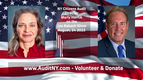 NY Citizens Audit Director Marly Hornik on the Joe Robach Show 8-24-2023