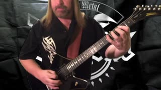 Dofka - Diary Of A Madman riffs and solo on the 1983 Washburn A20-V