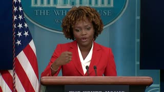 White House press secretary Karine Jean-Pierre holds a news conference