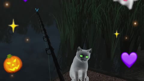 Hungry Ghost Cat, Halloween Fishing Planet
