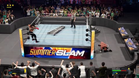 WWE 2K23 Triple H Roman Reings No Hold Barred Match