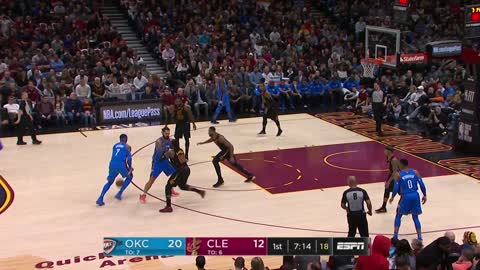 2018-01-20 Oklahoma City Thunder vs Cleveland Cavs