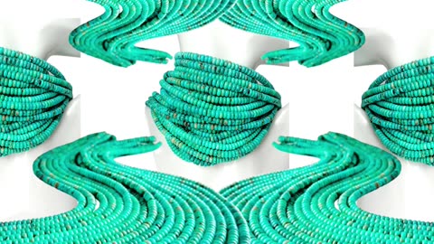 6mm Natural turquoise smooth beads full strand 16inch For Jewelry Bracelet Necklace Making DIY