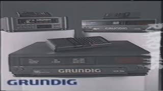 Videocasetera Grundig - Publicidad