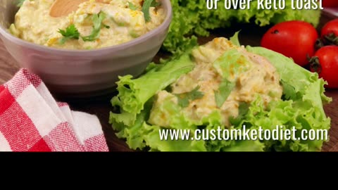 Get ready for dinner make THIS Keto Curry Spiked Tuna and Avocado Salad