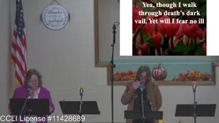 Moose Creek Baptist Church Sing “The Lord’s My Shepherd” During Service 10-16-2022