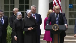 President Trump Signs the Executive Order on Promoting Free Speech and Religious Liberty 2017