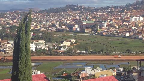 The view of the capital of Madagascar