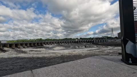 Chaudière Falls In Hull, Gatineau, Quebec.