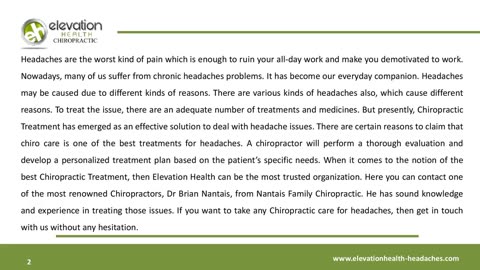 Why Is Chiropractic Care The Best Way To Treat Headaches?