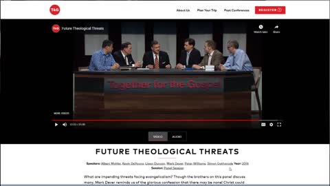 Russell Moore, Ligon Duncan, Al Mohler etc. Saw it Coming