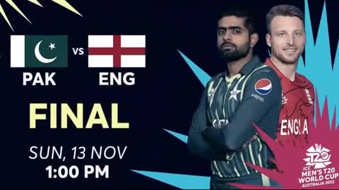 2. Watch #T20WorldCup 'Final #Pakistan vs #England! Sunday,