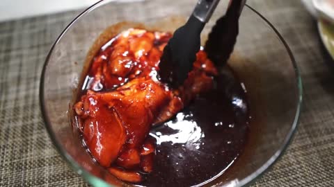 Easy Char Siew Chicken Roast | Chinese style red honey bbq chicken-15