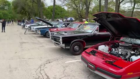 ALL PONTIAC CAR SHOW KAUKAUNA WISCONSIN FIREBIRD TRANS-AM GTO AND MORE!