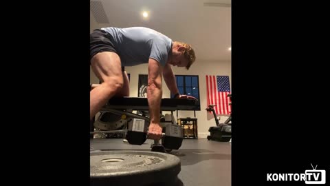 Chris Pratt Working Out