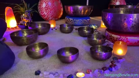 CLEANSE CHAKRA AND BLOCKAGES WITH TIBETAN SINGING BOWL