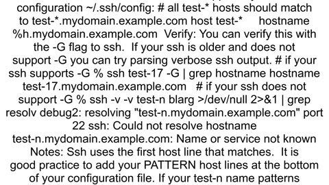 Dynamic aliases to host in ssh config