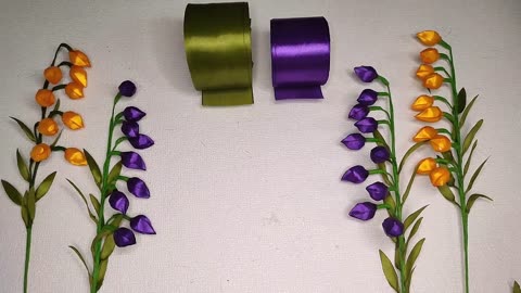Make beautiful Ribbon Flower buds