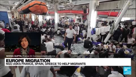 Germany urges Italy to help migrants stranded onboard NGO boats • FRANCE 24 English