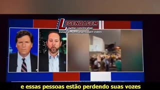 Tucker Carlson talks about acts of aggression against the Brazilian Right in the 2022 elections