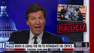 Tucker Carlson on the FBI targeting a pro-life advocate whose home was raided