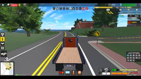 (381) 1972 Peterbilt 359 Tow Truck driving in Ultimate Driving (Part 1)