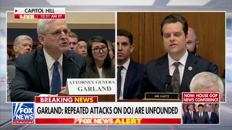 Matt Gaetz GRILLS Merrick Garland In Effort To 'Get Trump' In Fiery Exchange