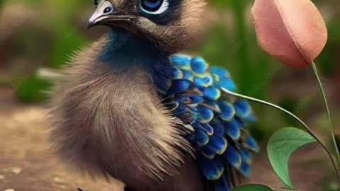 Cute peacock