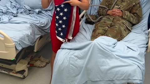 Sick military veteran gets his final wish!🥺❤️🇺🇸